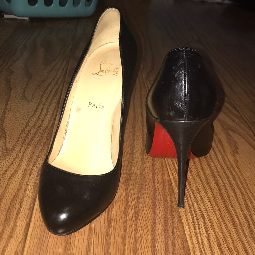 Christian Louboutin black heels 9 1/2